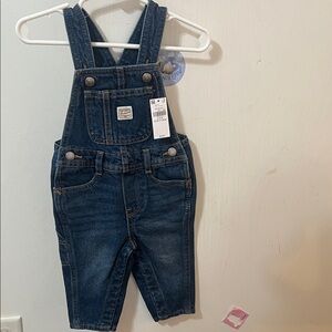 Old Navy Dark Indigo Denim Kids Overalls